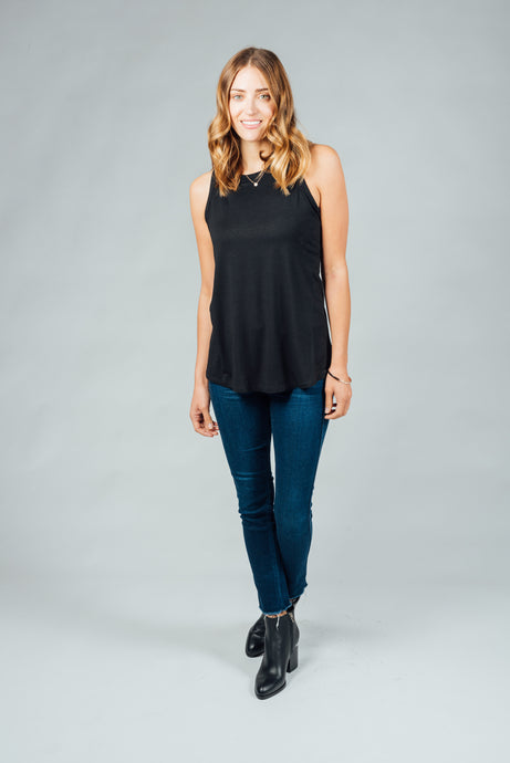 High Neck Racer Back Tank